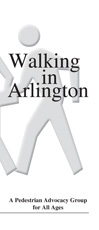 Walking in Arlington tri-fold pamphlet